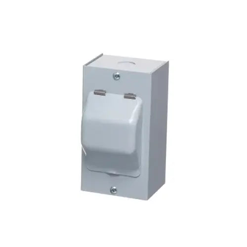 ECL MEC2M 2 Way Metal Enclosure with Metal Hinged Cover